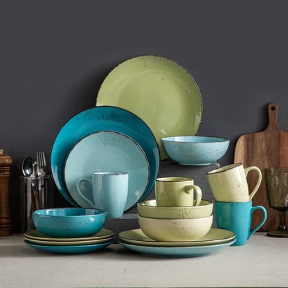 Aagman Piece Stoneware Dinnerware Set - Service for 4