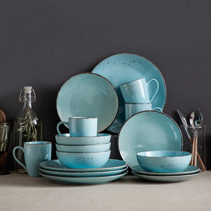 Aagman Piece Stoneware Dinnerware Set - Service for 4