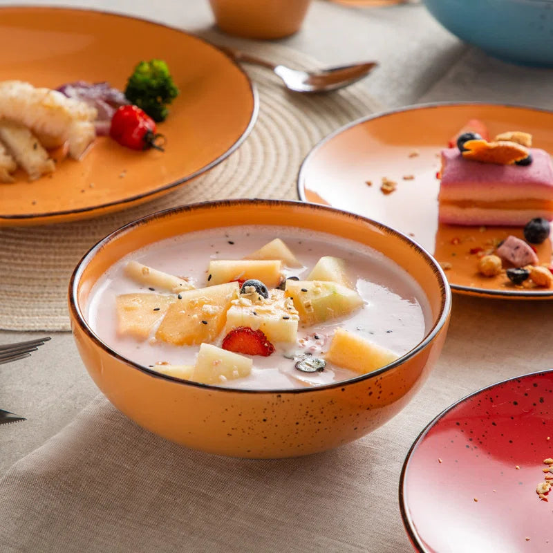 Aagman Piece Stoneware Dinnerware Set - Service for 4