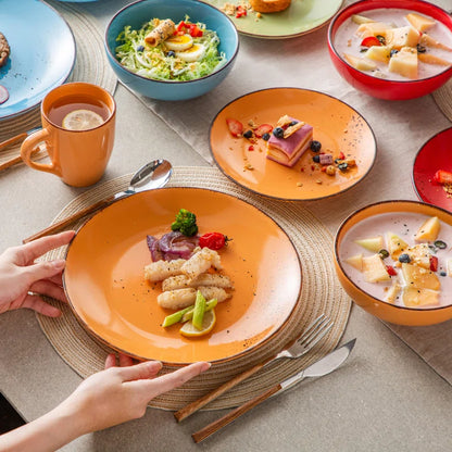Aagman Piece Stoneware Dinnerware Set - Service for 4