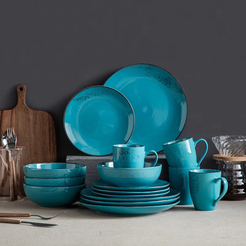 Aagman Piece Stoneware Dinnerware Set - Service for 4